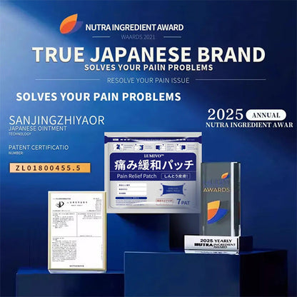 Natural Herbal Pain Relief Patches – Heat Pain Patch for Muscle, Joint, Knee & Back Pain