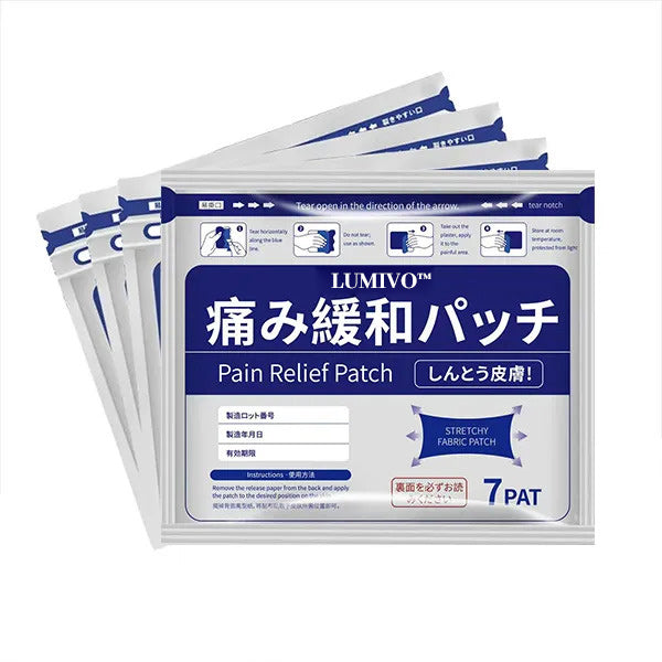 Natural Herbal Pain Relief Patches – Heat Pain Patch for Muscle, Joint, Knee & Back Pain